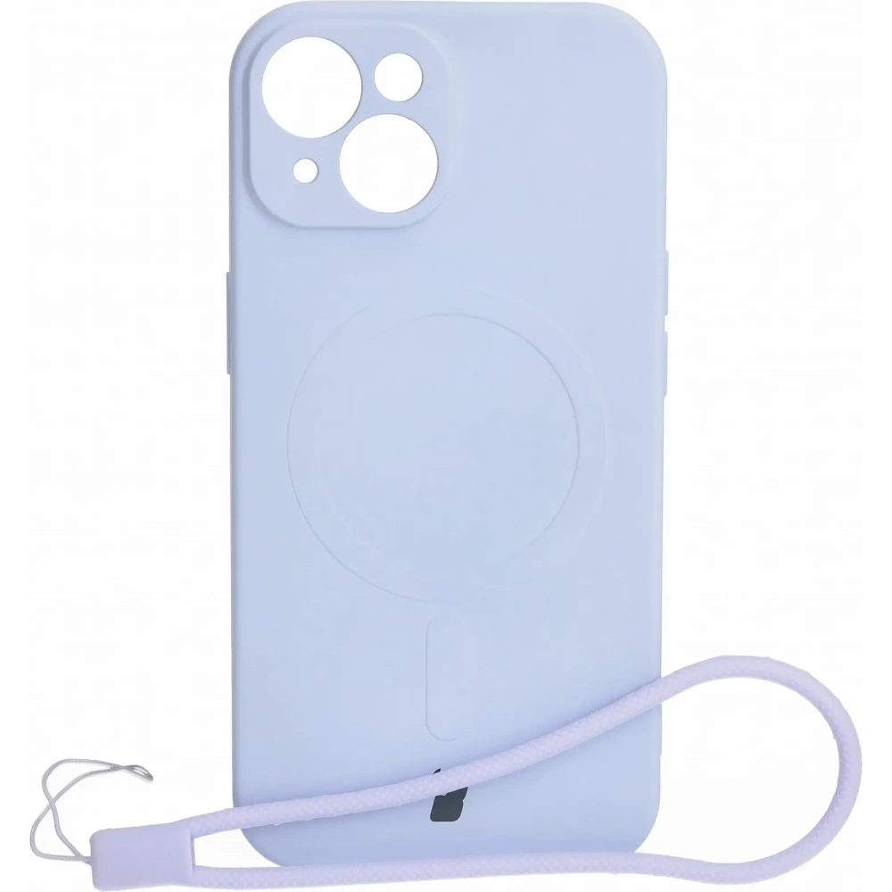 Hurtownia GSM - Etui silikonové s magnetickým kroužkem Bizon Case Silicone Magnetic pro Apple iPhone 15 světle fialové - BIZ3525 - {ean13} - Hurt