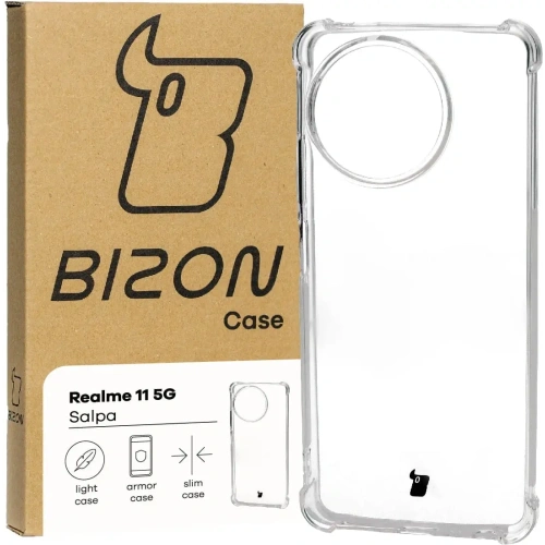 Elastyczne etui Bizon Case Salpa do Realme 11 5G przezroczyste