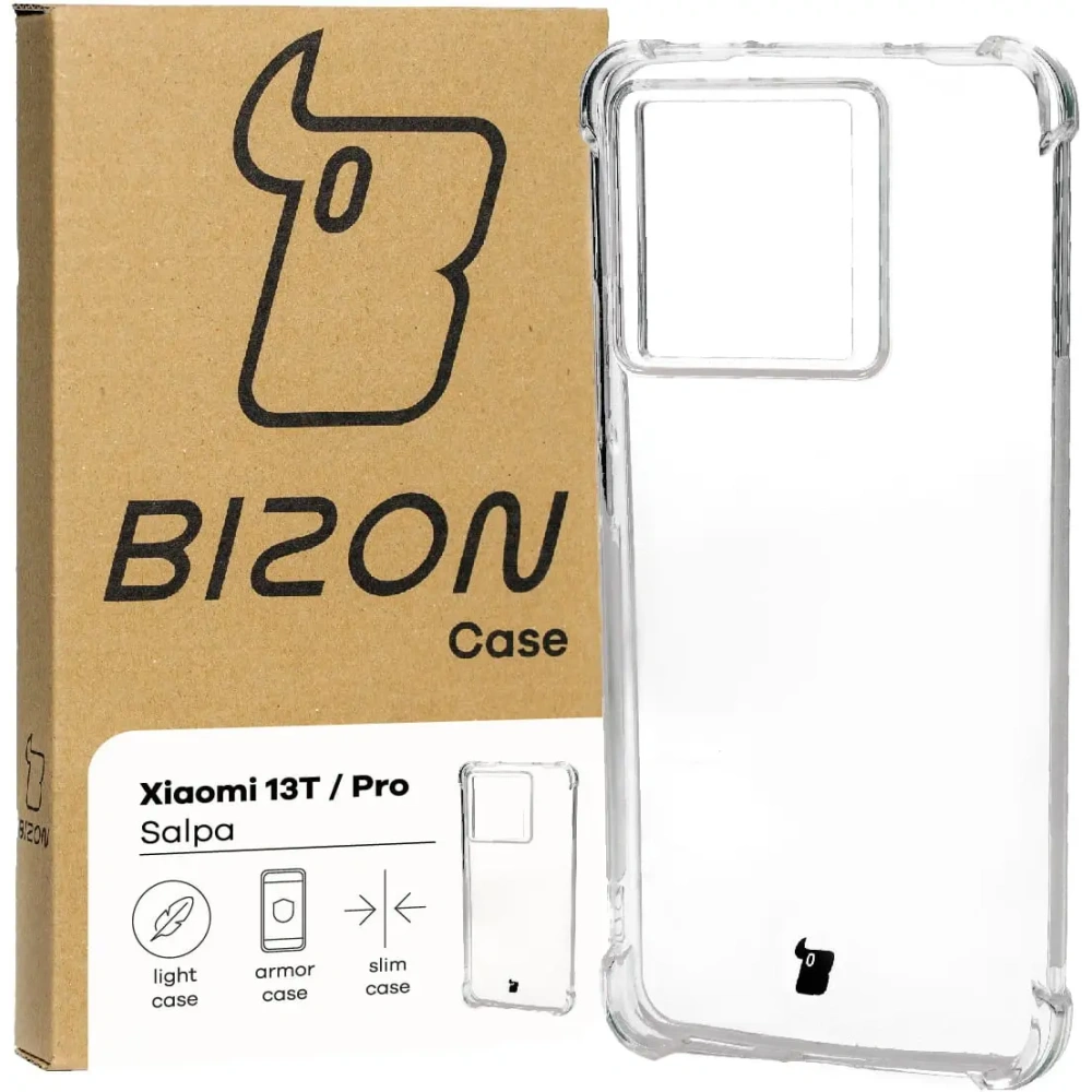 Hurtownia GSM - Elastické pouzdro Bizon Case Salpa pro Xiaomi 13T Pro / 13T transparentní - BIZ3541 - {ean13} - Hurt