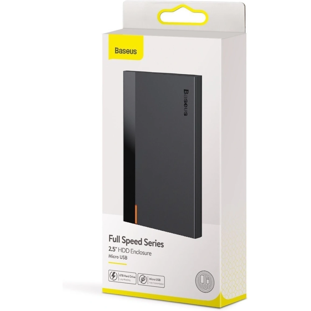Hurtownia GSM - Obudowa dysku Baseus HDD Full Speed Series 2,5" Micro USB (czarny) - BSU1416BLK - {ean13} - Hurt