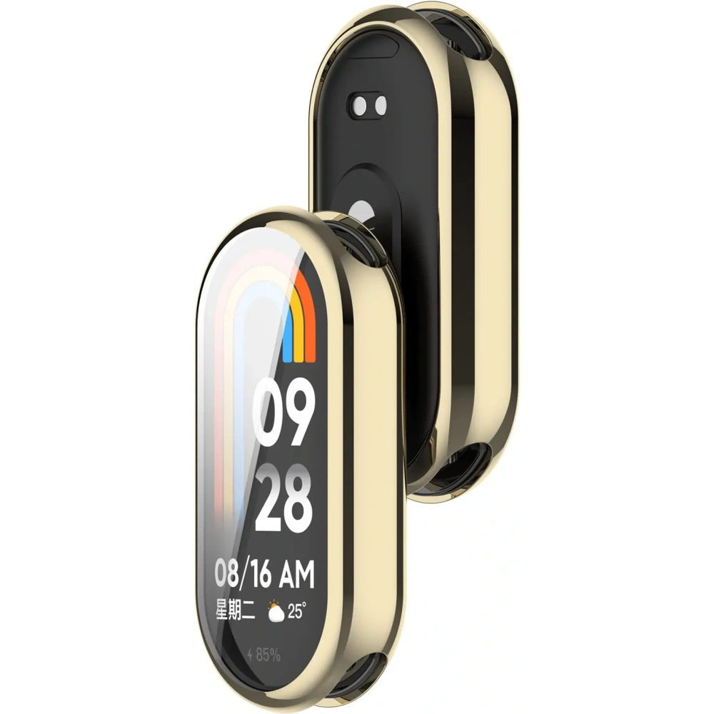 Hurtownia GSM - Caz de ceas Bizon Felipe Xiaomi Mi Smart Band 8 aurie - BIZ3545 - {ean13} - Hurt