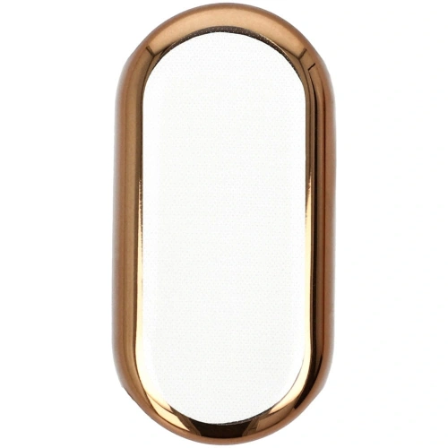 Etui z osłoną ekranu Bizon Case Watch Felipe do Xiaomi Mi Smart Band 8 różowozłote