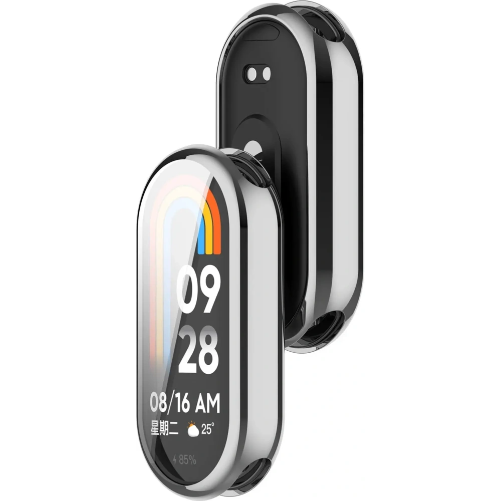 Hurtownia GSM - Etui Bizon Case Watch Felipe do Xiaomi Mi Smart Band 8 srebrne - BIZ3548 - {ean13} - Hurt