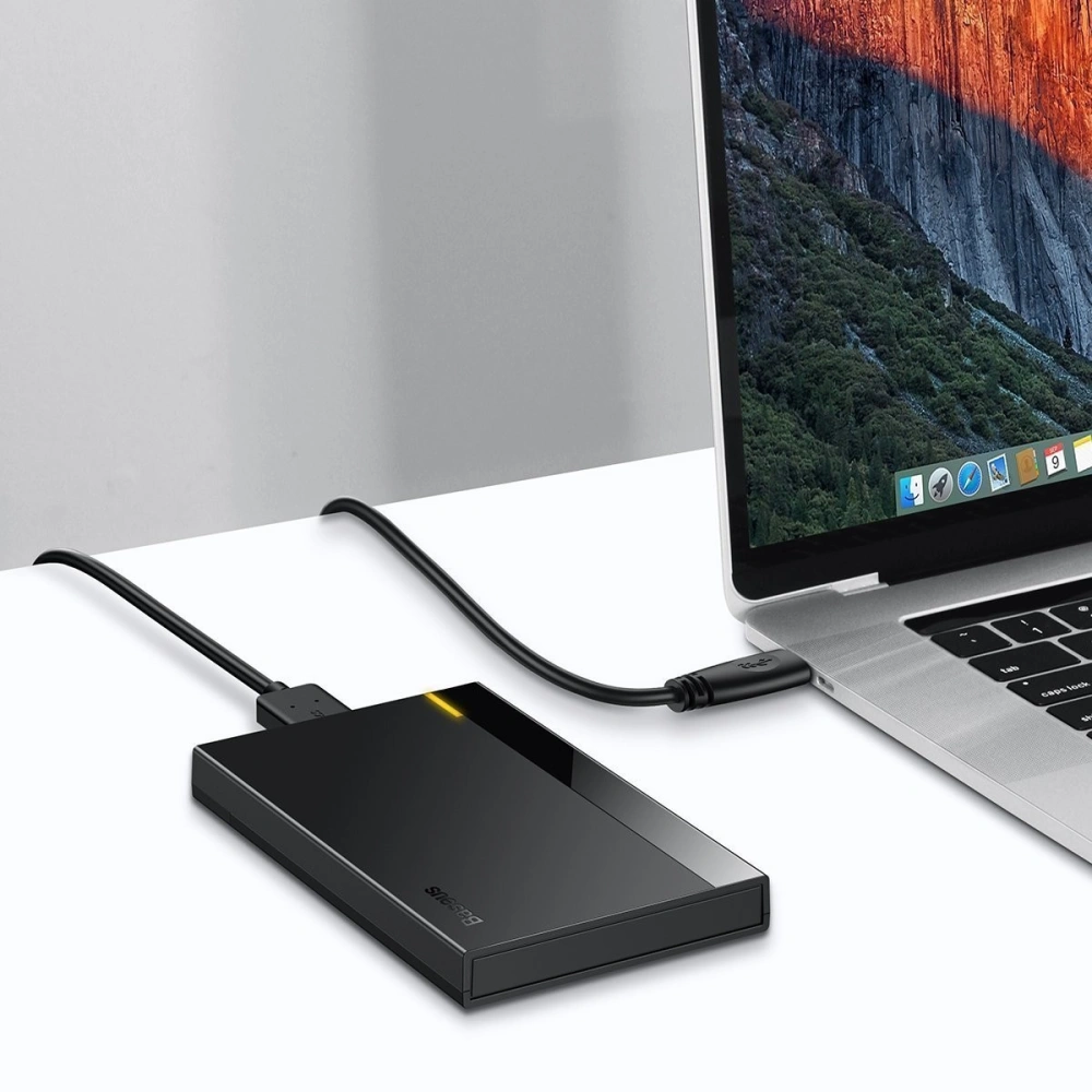 Hurtownia GSM - Obudowa dysku Baseus HDD Full Speed Series 2,5" USB-C 2 Generacji (czarny) - BSU1417BLK - {ean13} - Hurt
