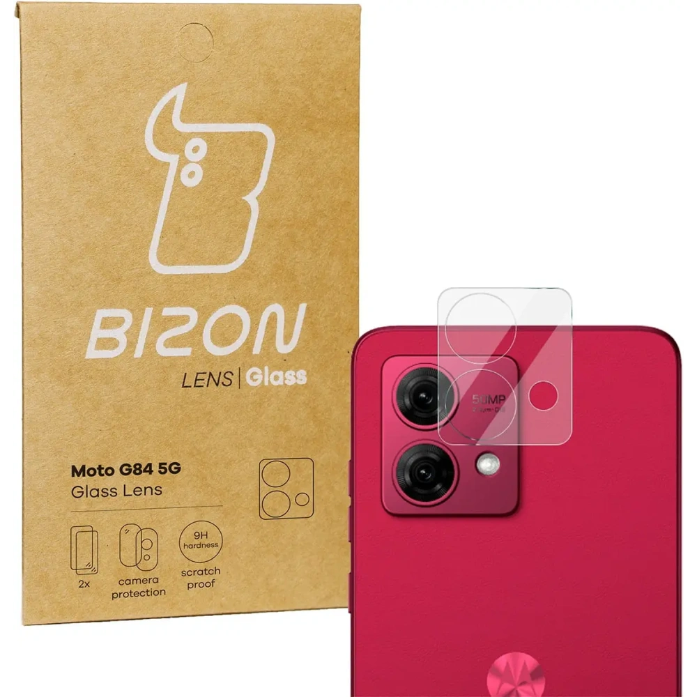 Hurtownia GSM - Sklo na aparát Bizon Glass Lens pro Motorola Moto G84 5G [2 PACK] - BIZ3552 - {ean13} - Hurt