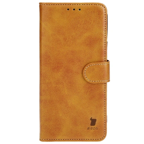 Etui z klapką Bizon Case Pocket do Apple iPhone 13 Pro Max brązowe