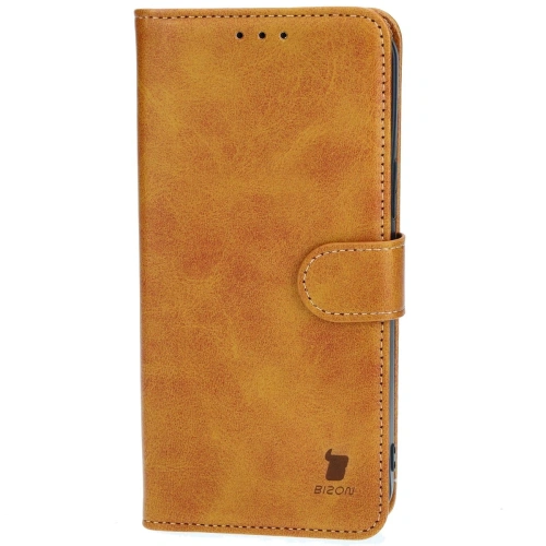 Etui z klapką Bizon Case Pocket do Apple iPhone 13 Pro Max brązowe