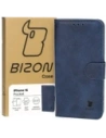 Etui z klapką Bizon Case Pocket do Apple iPhone 15 tmavě modré