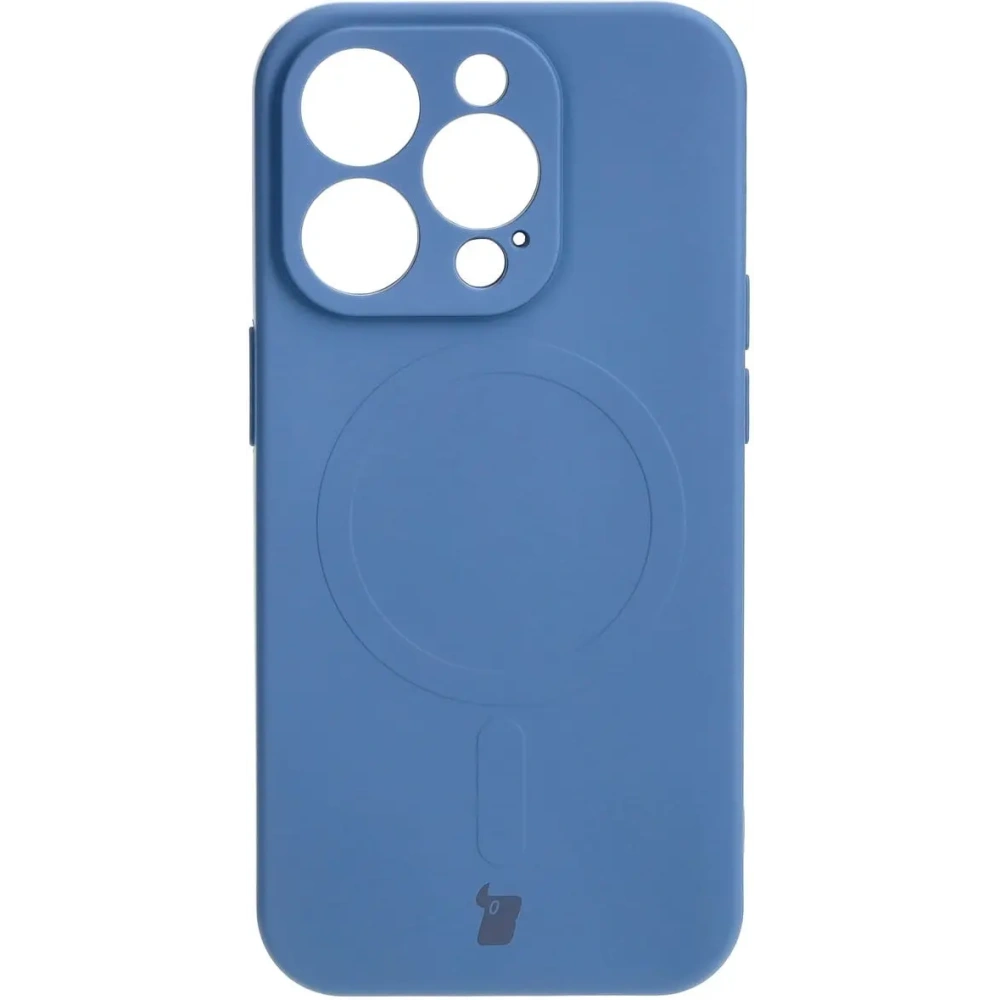 Hurtownia GSM - Bizon Case Szilikon Magnetic Apple iPhone 15 Pro sötétkék - BIZ3560 - {ean13} - Hurt