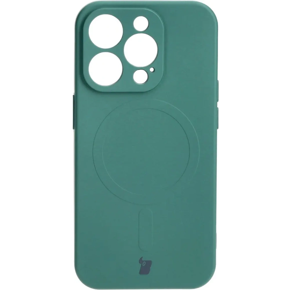 Hurtownia GSM - Bizon Case Silikon Magnetic Apple iPhone 15 Pro dunkelgrün - BIZ3561 - {ean13} - Hurt