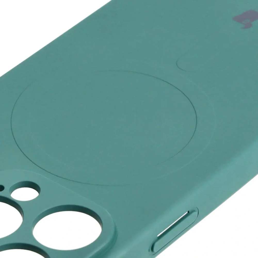 Hurtownia GSM - Bizon Case Silikon Magnetic Apple iPhone 15 Pro dunkelgrün - BIZ3561 - {ean13} - Hurt