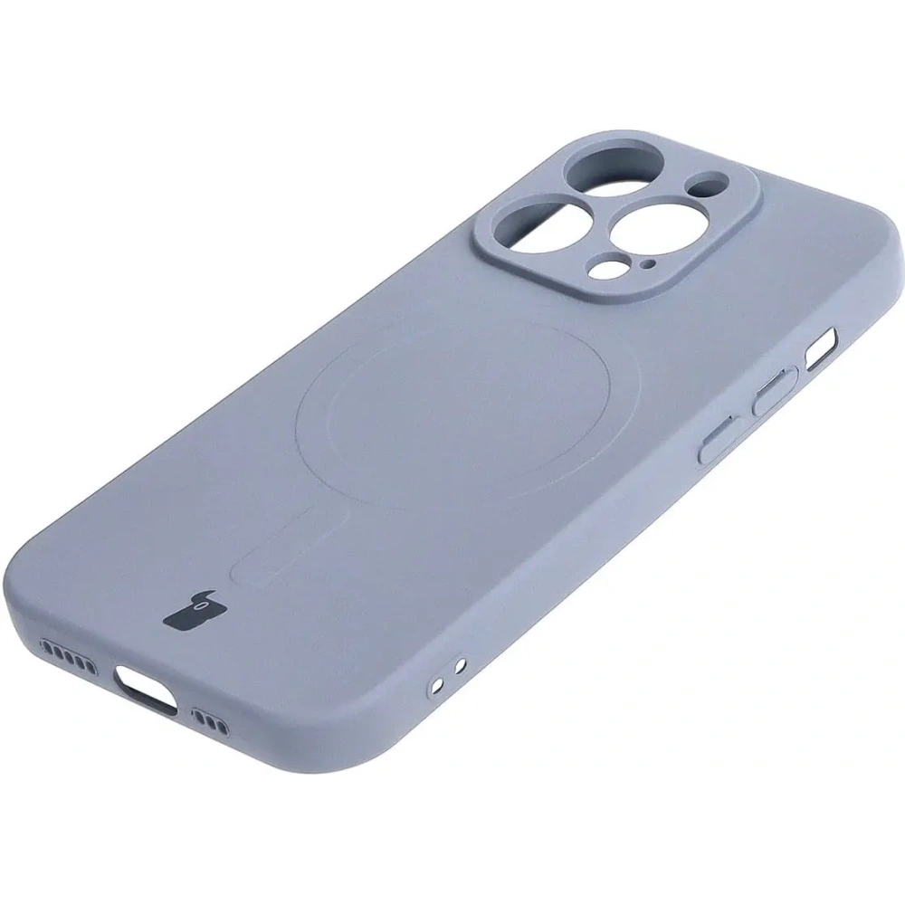Hurtownia GSM - Bizon Case Szilikon Magnetic Apple iPhone 15 Pro szürke - BIZ3562 - {ean13} - Hurt