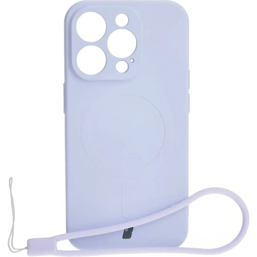 Hurtownia GSM - Etui silikonowe z pierścieniem magnetycznym Bizon Case Silicone Magnetic do Apple iPhone 15 Pro jasnofioletowe - BIZ3563 - {ean13} - Hurt