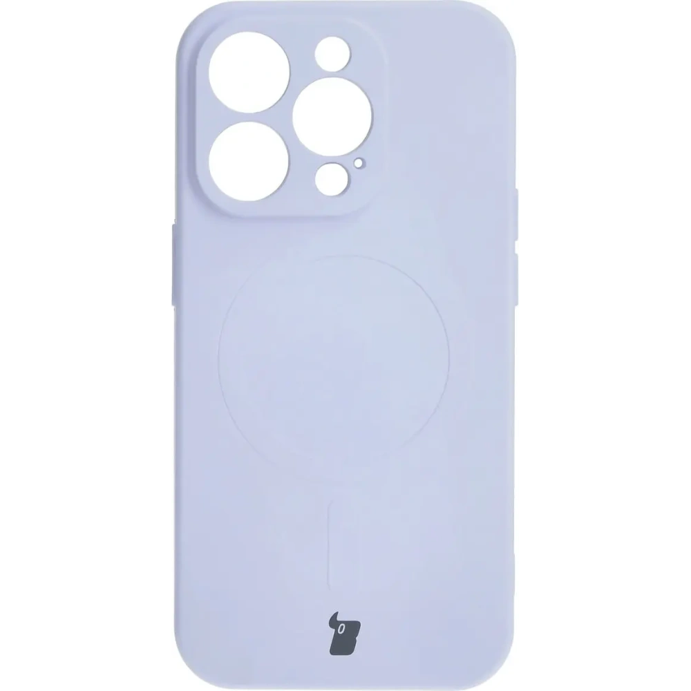 Hurtownia GSM - Bizon Case Szilikon Magnetic Apple iPhone 15 Pro világosszürke - BIZ3563 - {ean13} - Hurt