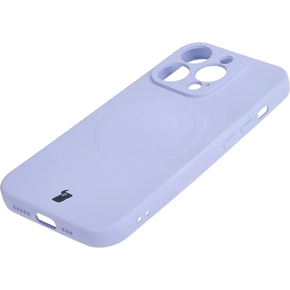 Hurtownia GSM - Bizon Case Szilikon Magnetic Apple iPhone 15 Pro világosszürke - BIZ3563 - {ean13} - Hurt