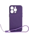 Hurtownia GSM - Bizon Case Szilikon Magnetic Apple iPhone 15 Pro szilva - BIZ3564 - {ean13} - Hurt