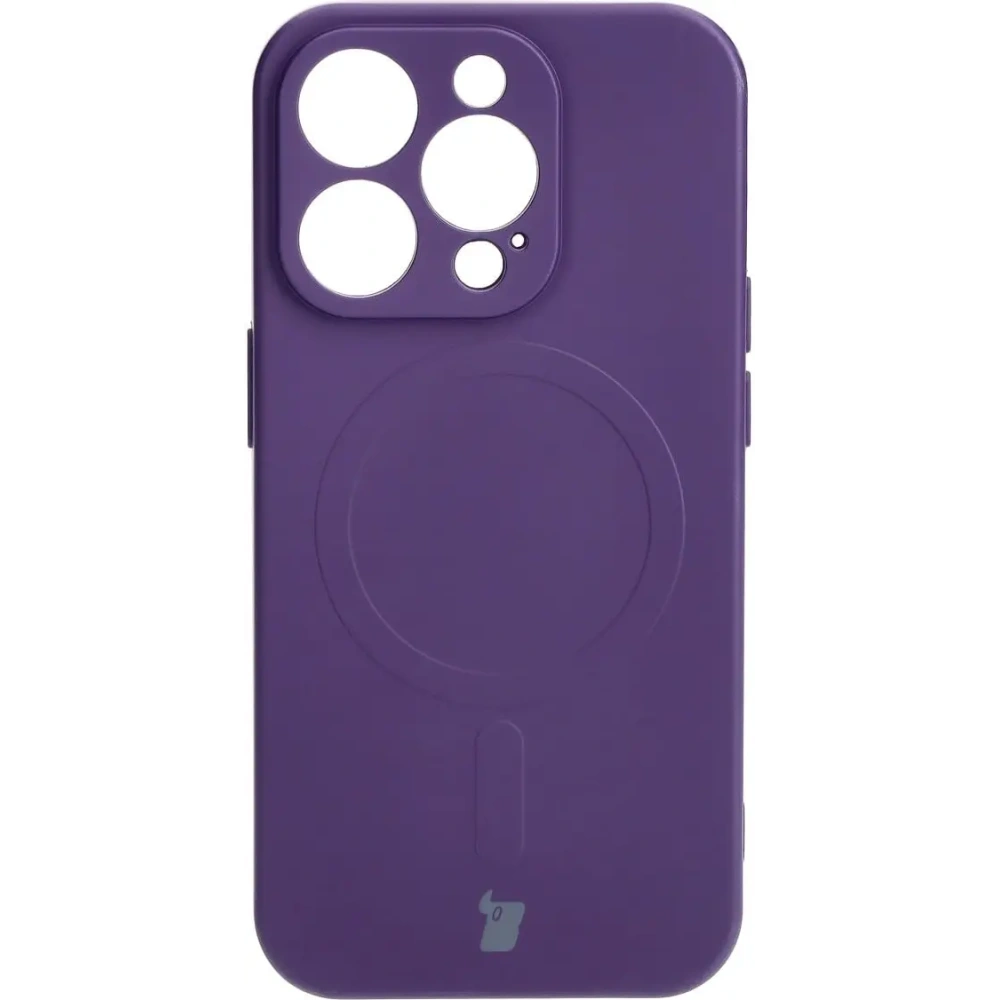 Hurtownia GSM - Bizon Case Szilikon Magnetic Apple iPhone 15 Pro szilva - BIZ3564 - {ean13} - Hurt