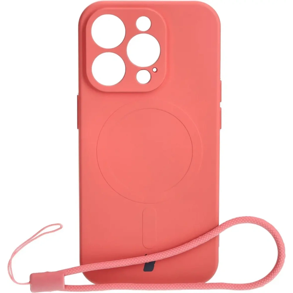 Hurtownia GSM - Bizon Case Szilikon Magnetic Apple iPhone 15 Pro piszkos rózsaszín - BIZ3565 - {ean13} - Hurt