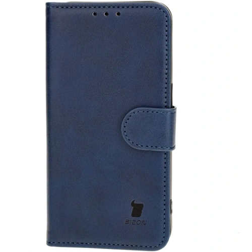 Etui z klapką Bizon Case Pocket do Apple iPhone 15 Pro granatowe