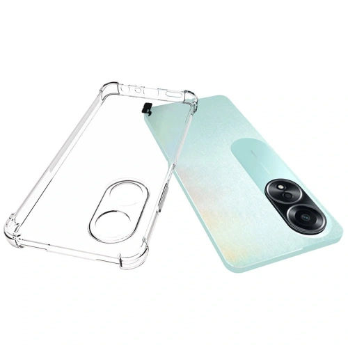 Etui + 2x szkło na ekran Bizon Case Clear Pack do Oppo A58 4G przezroczyste