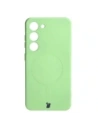 Hurtownia GSM - Etui silikonowe z pierścieniem magnetycznym Bizon Case Silicone Magnetic do Samsung Galaxy S23 jasnozielone - BIZ3575 - {ean13} - Hurt