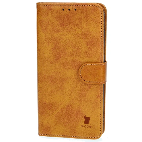 Etui z klapką Bizon Case Pocket do Samsung Galaxy S23 FE brązowe