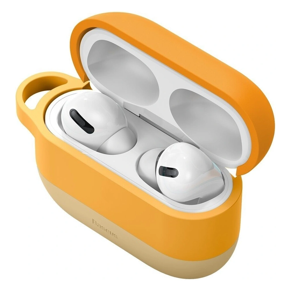 Wholesale Baseus Cloud Hook Silicone Case Apple AirPods Pro Orange - BSU1421ORG - {ean13} - Hurt