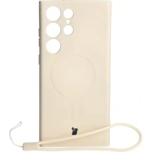 Wholesale Bizon Case Silicone Magnetic Samsung Galaxy S23 Ultra beige - BIZ3584 - {ean13} - Hurt