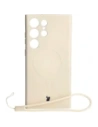 Bizon tok szilikon Magnetic Samsung Galaxy S23 Ultra bézs
