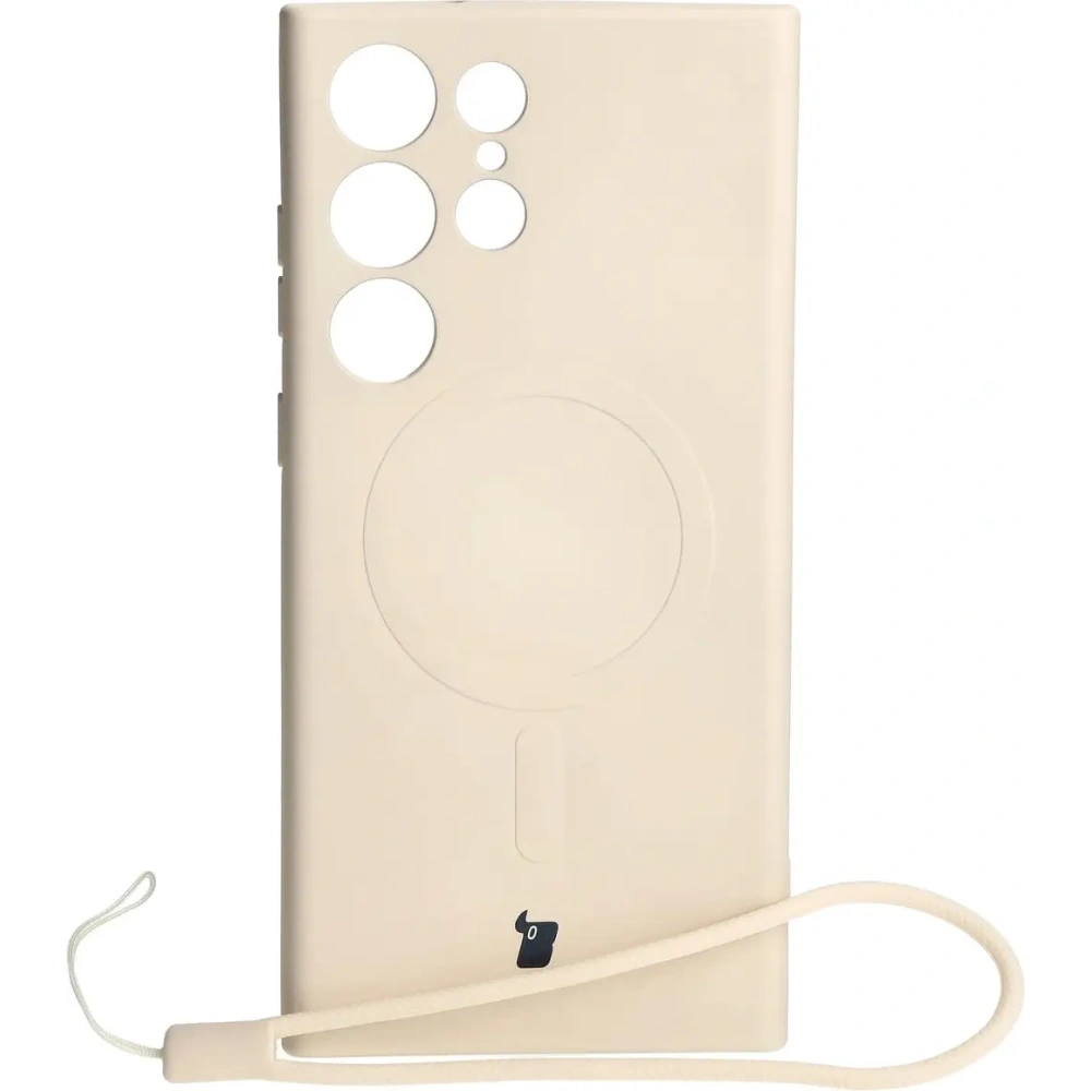Hurtownia GSM - Bizon tok szilikon Magnetic Samsung Galaxy S23 Ultra bézs - BIZ3584 - {ean13} - Hurt