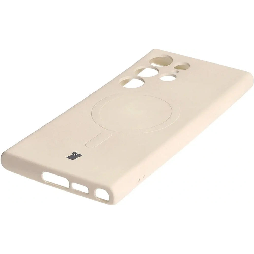 Hurtownia GSM - Bizon tok szilikon Magnetic Samsung Galaxy S23 Ultra bézs - BIZ3584 - {ean13} - Hurt