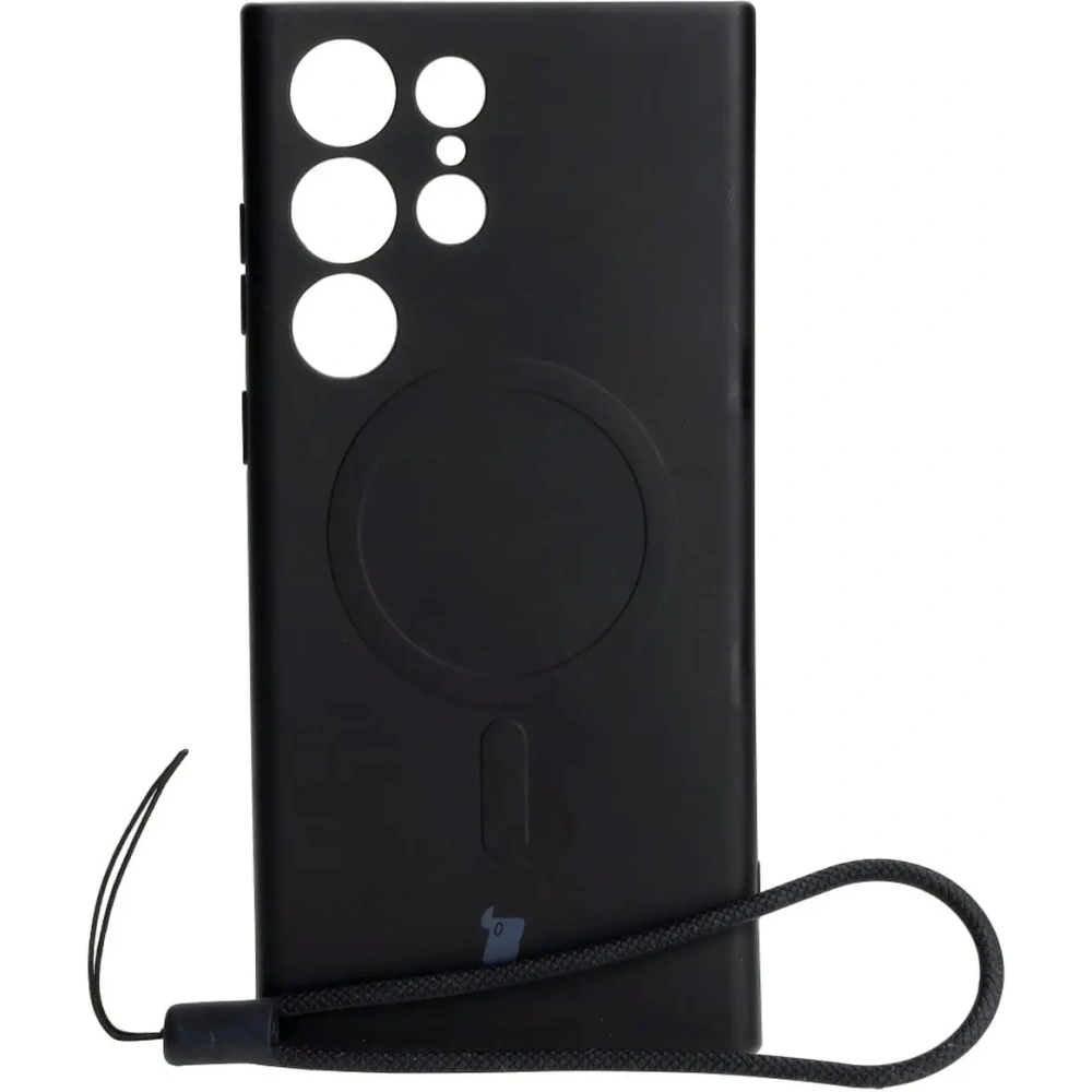Wholesale Bizon Case Silicone Magnetic Samsung Galaxy S23 Ultra black - BIZ3585 - {ean13} - Hurt