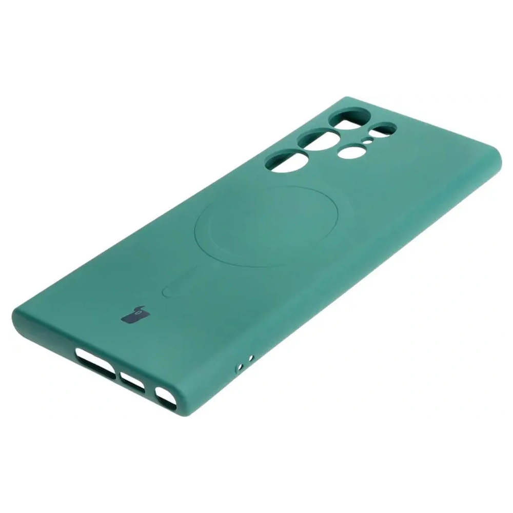 Hurtownia GSM - Bizon Case Silikon Magnetic Samsung Galaxy S23 Ultra dunkelgrün - BIZ3586 - {ean13} - Hurt