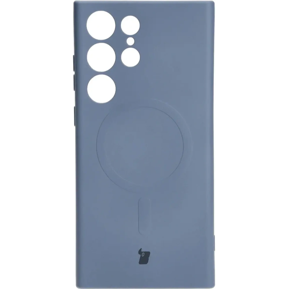 Hurtownia GSM - Etui silikonové s magnetickým kroužkem Bizon Case Silicone Magnetic pro Samsung Galaxy S23 Ultra šedé - BIZ3587 - {ean13} - Hurt