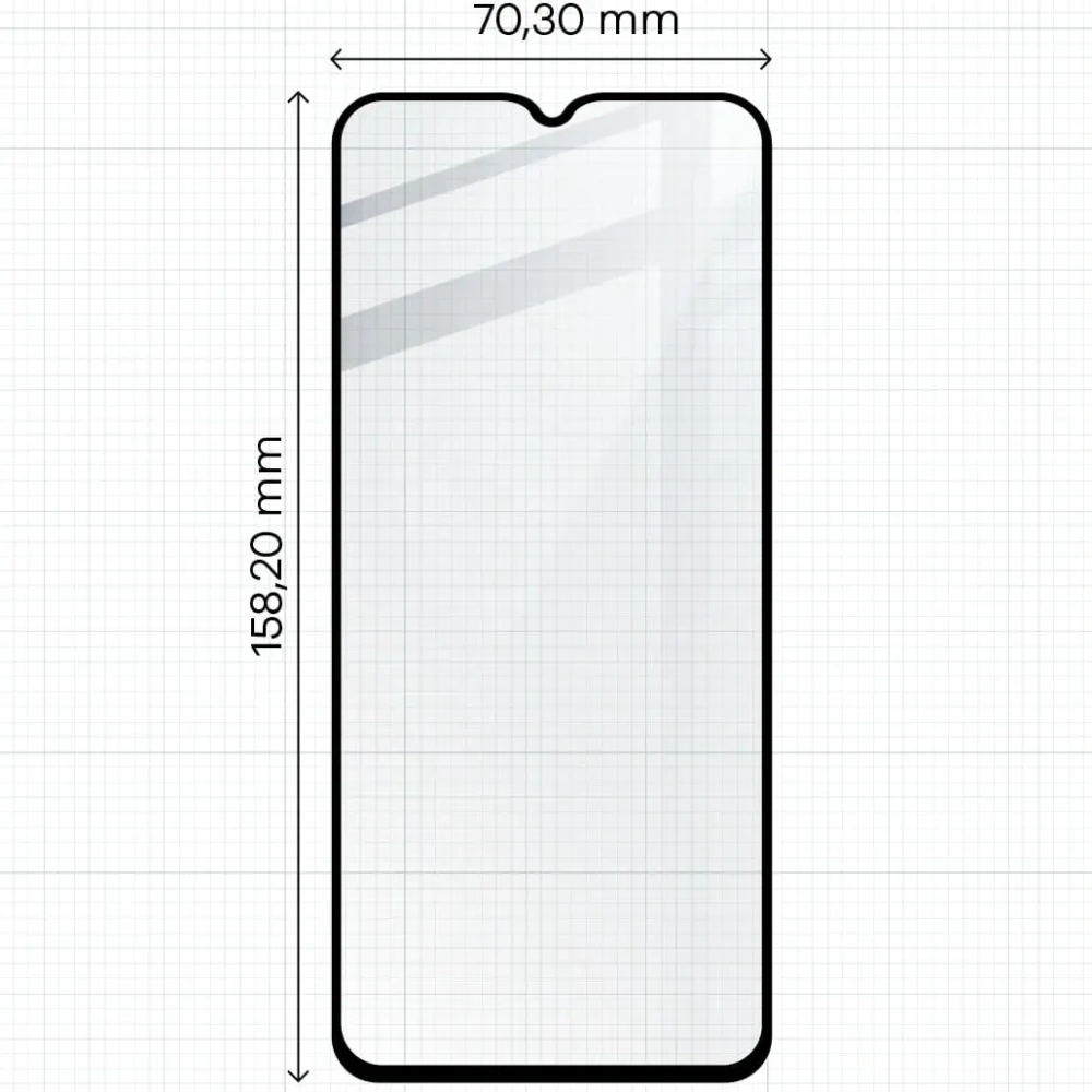 Hurtownia GSM - Bizon Glass Edge 2 Oppo A38 fekete - BIZ3590 - {ean13} - Hurt