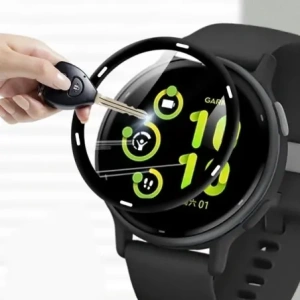 Hurtownia GSM - Hybridní sklo Bizon Glass Watch Edge Hybrid pro Garmin Vivoactive 5 černé - BIZ3593 - {ean13} - Hurt