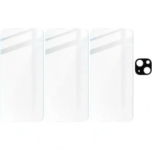Hurtownia GSM - BIZON Clear 3x sticlă de ecran + sticlă de cameră Apple iPhone 15 Plus - BIZ3594 - {ean13} - Hurt