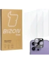 BIZON Clear 3x Bildschirmglas + Kameraglas Apple iPhone 15 Pro
