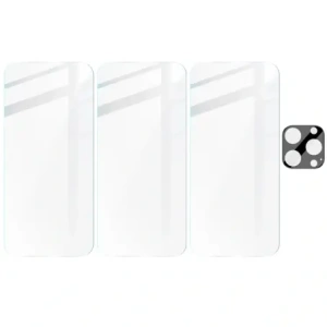 Hurtownia GSM - BIZON Clear 3x képernyőüveg + kameraüveg Apple iPhone 15 Pro - BIZ3595 - {ean13} - Hurt