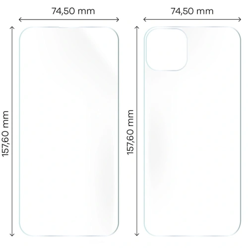 Folia hydrożelowa na tył i przód Bizon Glass Hydrogel Pack do Apple iPhone 15 Plus