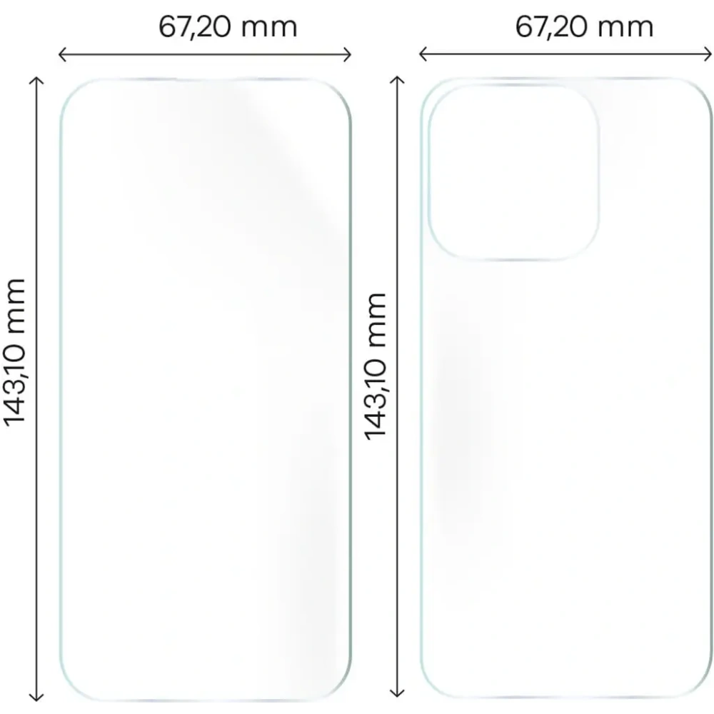 Hurtownia GSM - Bizon Glass Hydrogel Pack für Apple iPhone 15 Pro - BIZ3597 - {ean13} - Hurt