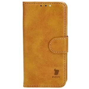Etui z klapką Bizon Case Pocket do Apple iPhone 13 Mini brązowe