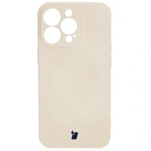 Wholesale Bizon Case Silicone Magnetic Apple iPhone 13 Pro beige - BIZ3599 - {ean13} - Hurt
