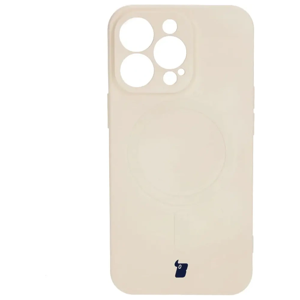 Hurtownia GSM - Bizon Case Silicone Magnetic Apple iPhone 13 Pro bej - BIZ3599 - {ean13} - Hurt