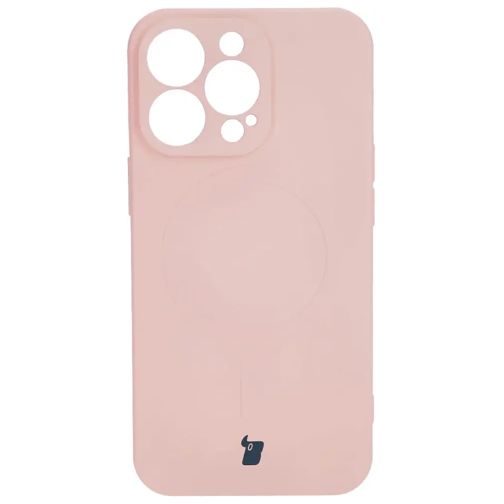 Hurtownia GSM - Bizon Case Silicone Magnetic Apple iPhone 13 Pro világos rózsaszín - BIZ3602 - {ean13} - Hurt