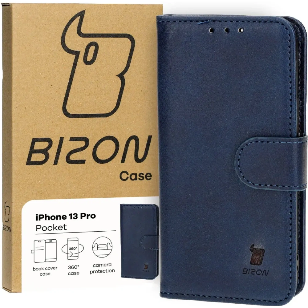 Hurtownia GSM - Bizon Case Pocket Apple iPhone 13 Pro navy blau - BIZ3607 - {ean13} - Hurt