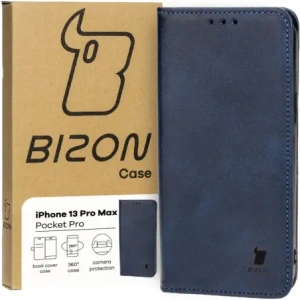 Hurtownia GSM - Etui z klapką Bizon Case Pocket Pro do Apple iPhone 13 Pro Max tmavě modré - BIZ3608 - {ean13} - Hurt