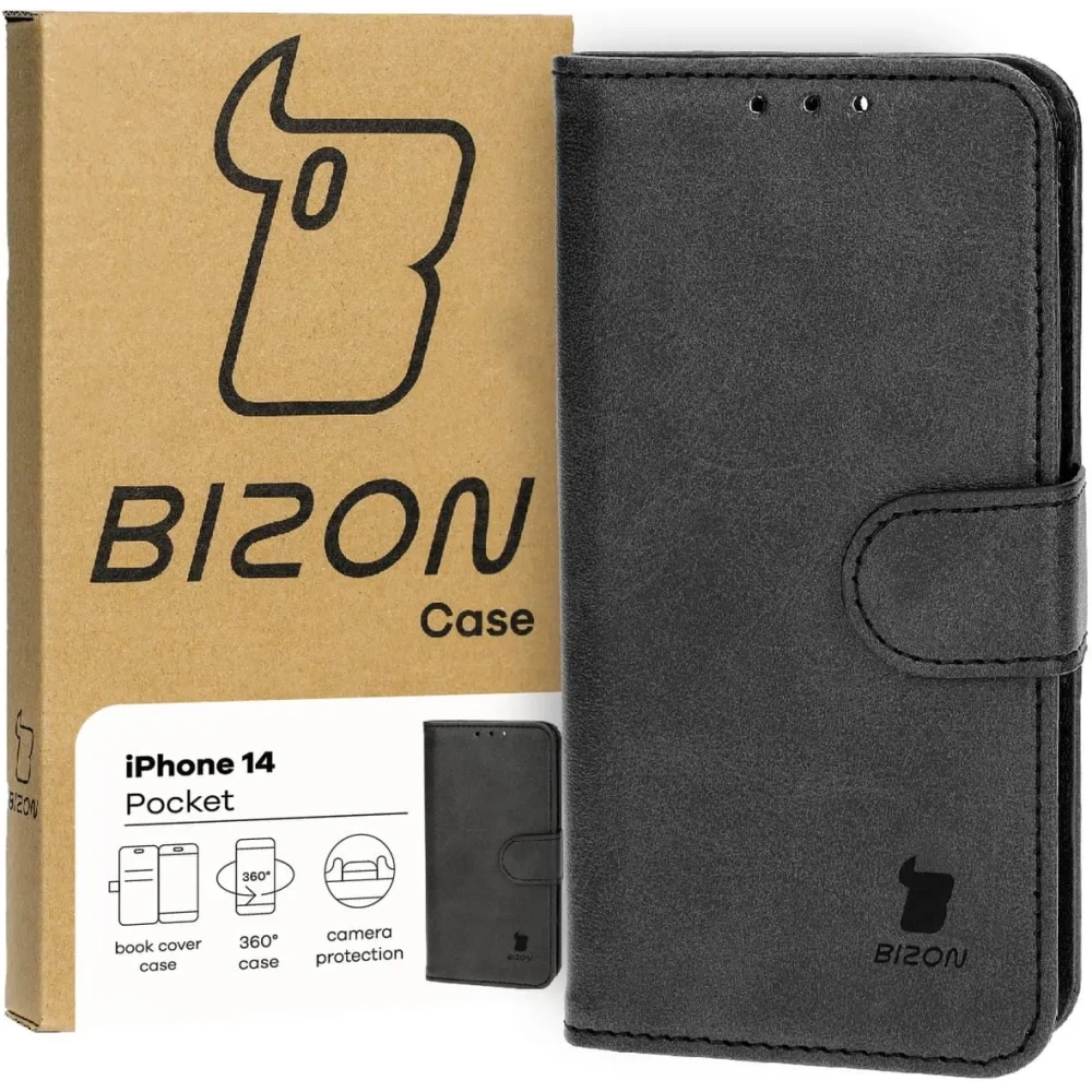Wholesale Bizon Case Pocket Apple iPhone 14 black - BIZ3609 - {ean13} - Hurt