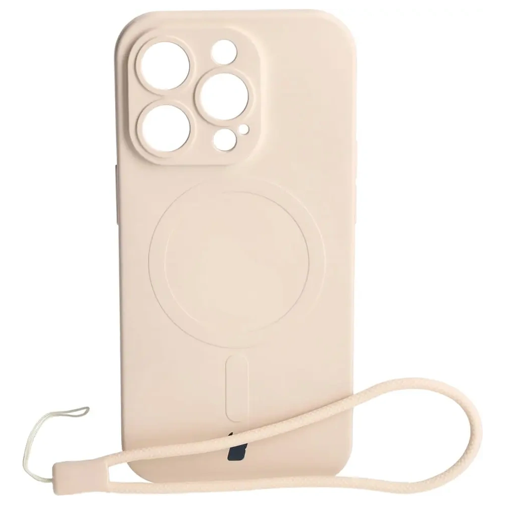 Hurtownia GSM - Bizon Case Silicone Magnetic Apple iPhone 14 Pro bej - BIZ3613 - {ean13} - Hurt