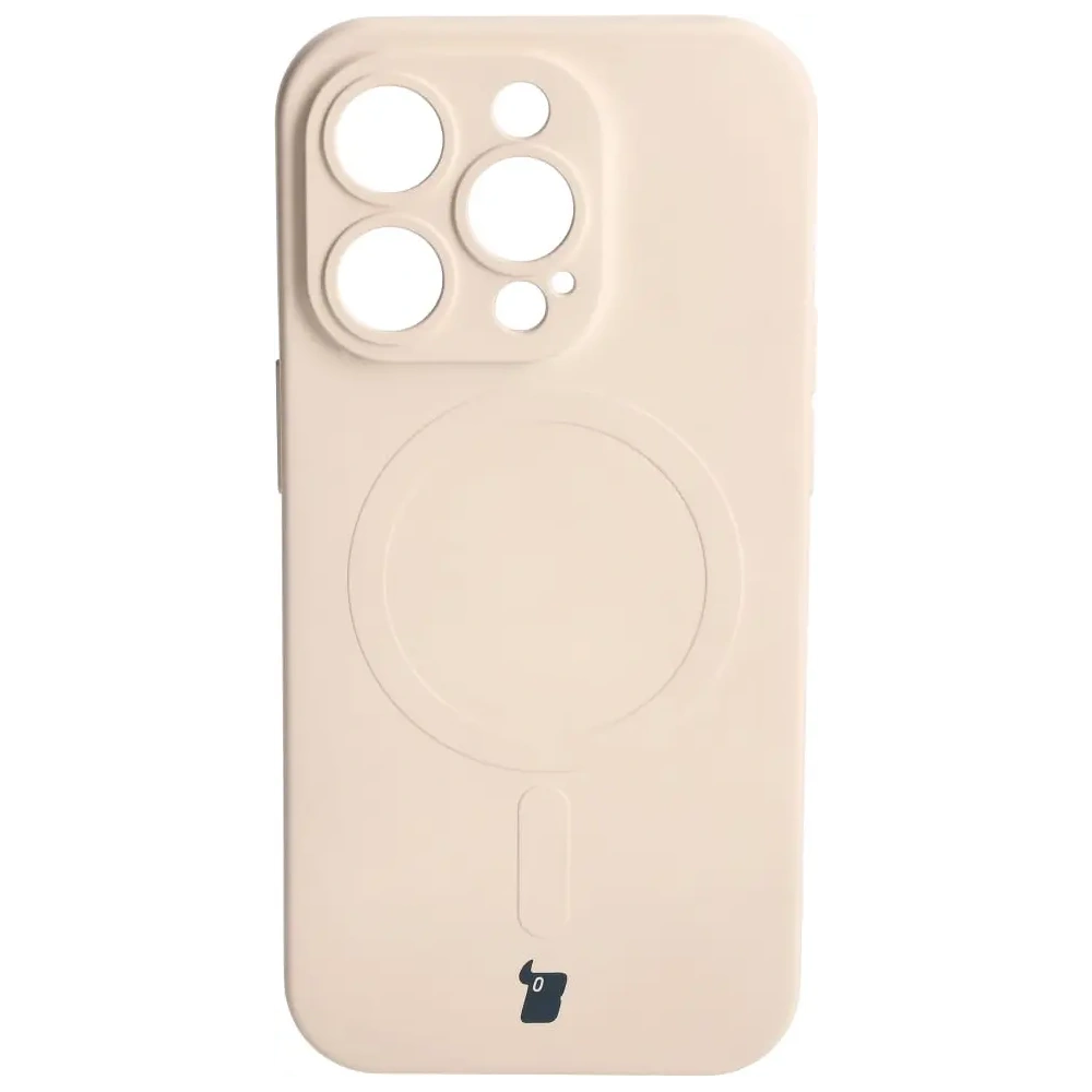 Hurtownia GSM - Bizon Case Silicone Magnetic Apple iPhone 14 Pro bej - BIZ3613 - {ean13} - Hurt